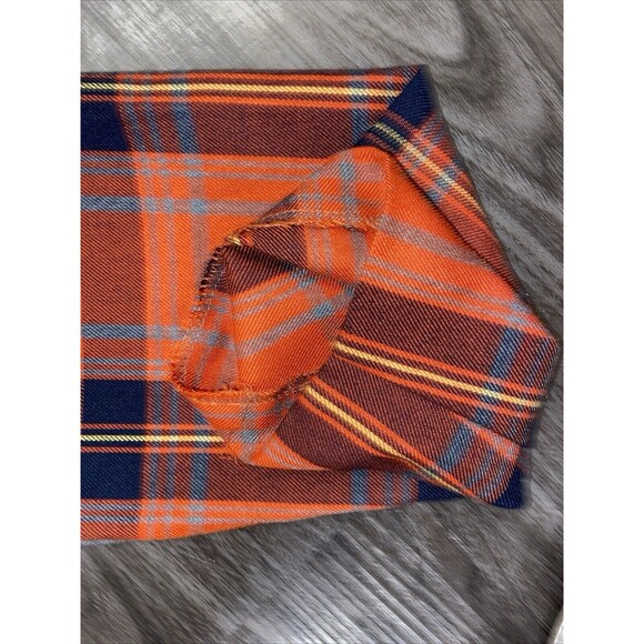 Sag Harbor Blanket Fringe Skirt Sz 16 & Crop Jacket Red Plaid - Picture 8 of 16